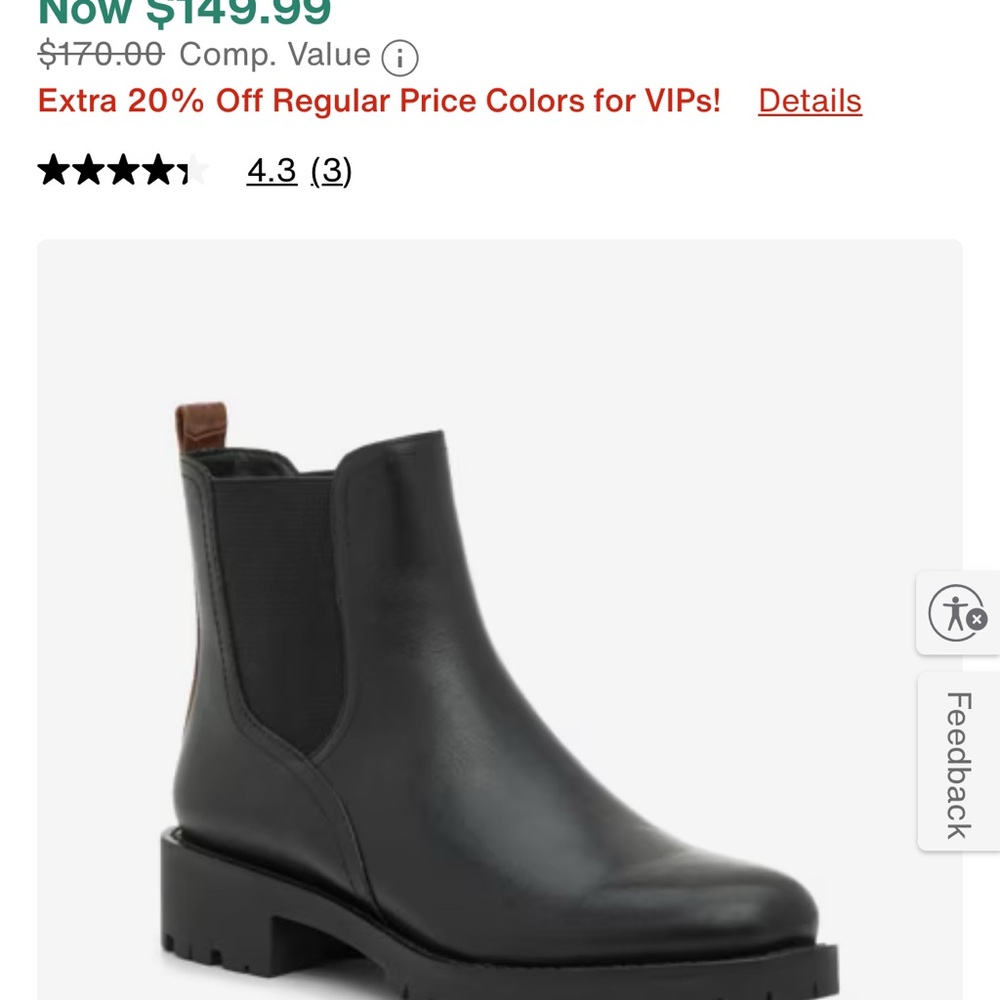 Sam Edelman Black Ankle Booties
